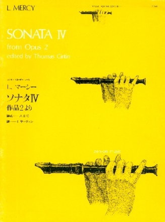 Sonata op.2,4  for recorder and piano