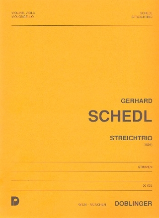 TRIO FUER VIOLINE, VIOLA UND CELLO STIMMEN  (1991)