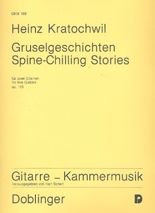 Gruselgeschichten op.135 fr 2 Gitarren 2 Spielpartituren