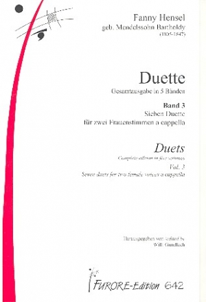 Duette Band 3 fr 2 Frauenstimmen a cappella