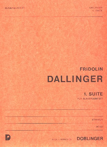 SUITE NR.1 FUER FLOETE, KLARINETTE, FAGOTT, HORN UND OBOE,    STIMMEN