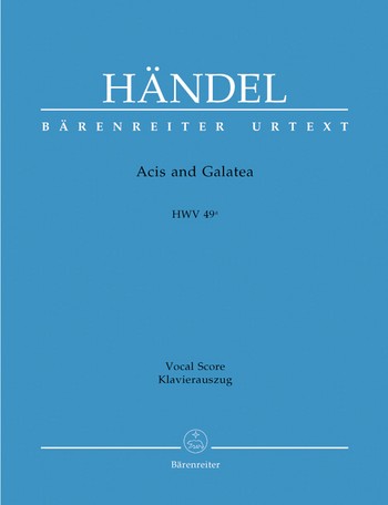 Acis and Galatea HWV49a (1. Fassung) Klavierauszug (dt/en)