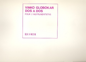 Dos a dos - pour 2 instrumentistes
