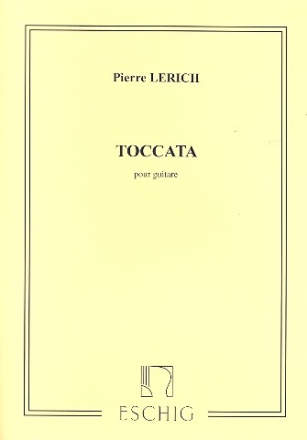 Toccata pour guitare 3 pieces pour guitar no.1