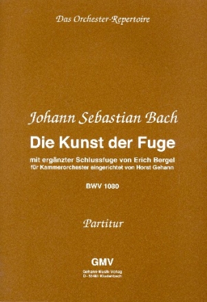Die Kunst der Fuge fr Kammerorchester Partitur