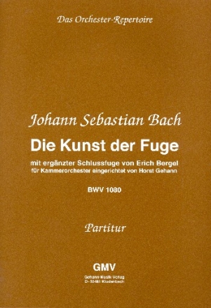 Die Kunst der Fuge fr Kammerorchester Partitur