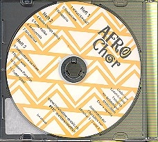 Afrochor CD zu Band 1, 2 u. 3 Lieder aus Sdafrika und Tansania fr 4stg. Chor a cappella
