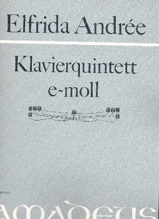 Klavierquintett e-Moll fr Klavier, 2 Violinen (Flte / Violine), Viola und Violoncello,   Partitur und Stimmen