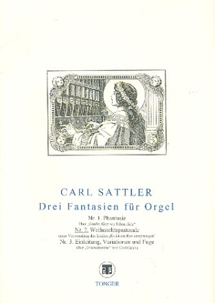 Weihnachtspastorale ber Es ist ein Ros entsprungen fr Orgel 3 Fantasien fr Orgel Nr.2