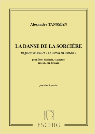 La danse de la sorciere pour flte, hautbois, clarinette, basson, cor et piano