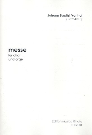 Messe fr gem Chor und Orgel