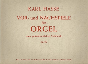 16 Vor- und Nachspiele op. 86 fr Orgel zum gottesdienstlichen Gebrauch