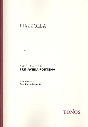 Primavera portena fr Orchester Partitur