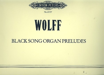 Black Song Organ Preludes for organ Groformat
