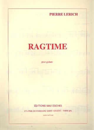 Ragtime pour guitare