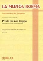 Presto ma non troppo from Sonata D major for flute, clarinet, harpsichord for woodwind sextet (fl,ob,2clar, hrn, bsn)