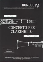 Allegro con spirito aus dem Concerto fr Klarinette und Blasorchester Partitur und Stimmen