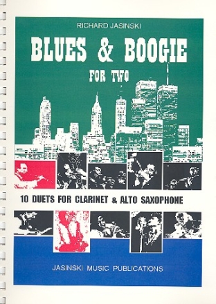 Blues and Boogie for Two for clarinet and alto saxophone score