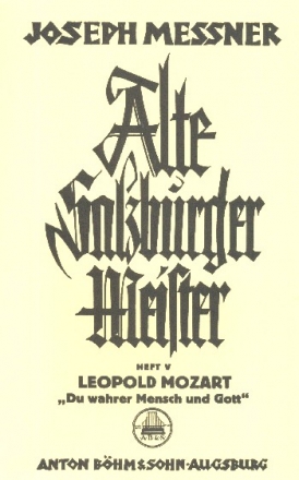 Du wahrer Mensch und Gott fr Koloratursopran, Violine und Orgel Partitur und Stimmen