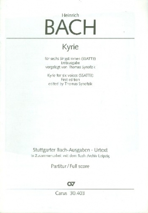 Kyrie fr gem Chor (SSATTB) a cappella Singpartitur