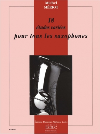 18 tudes varies pour tous les saxophones