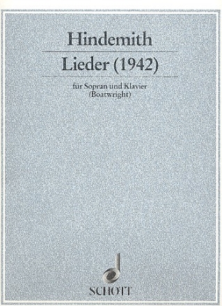 Lieder fr Sopran und Klavier