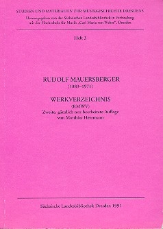 Mauersberger Werkverzeichnis RMVW