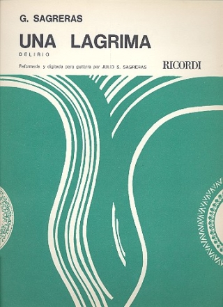 Una lagrima delirio para guitarra sola