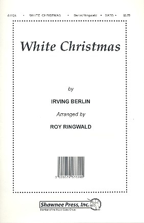 White Christmas  for mixed voices and piano 4 hands choral score