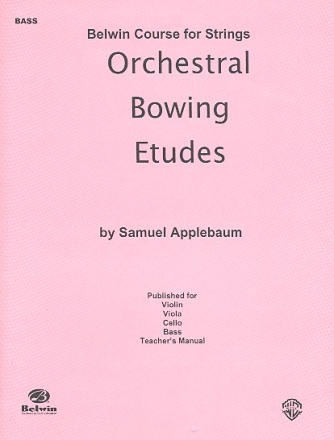 Orchestral Bowing Etudes Double bass