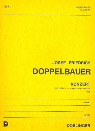 Konzert fr Orgel und Streichorchester Orgel