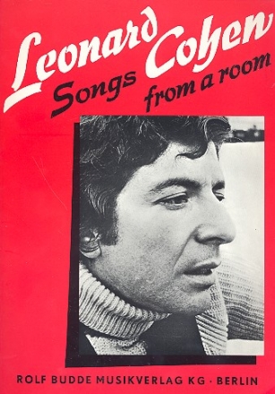 Leonard Cohen: Songs from a Room Songbook vocal/guitar/tab
