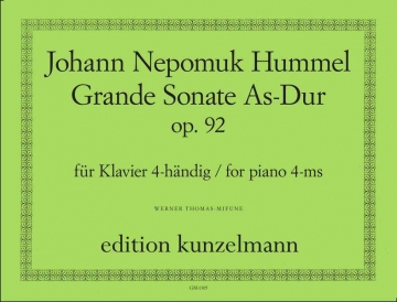 Grande Sonate As-Dur op.92 für Klavier zu 4 Händen