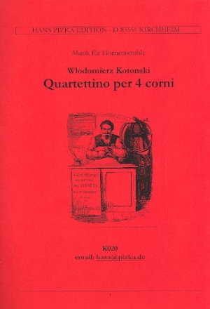 Quartettino fr 4 Hrner Studienpartitur