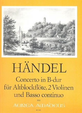 Concerto B-Dur fr Altblockflte, 2 Violinen und Bc