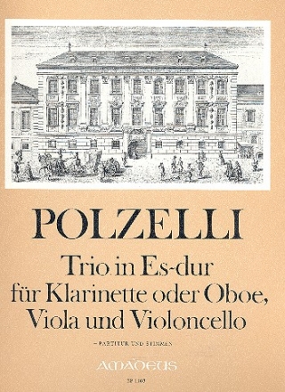 Trio Es-Dur op.4 fr Klarinette (Oboe), Viola und Violoncello Partitur und Stimmen