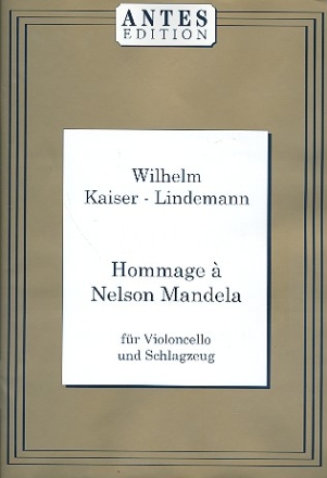 Hommage a Nelson M. op.27 fr Schlagzeugzeug und Violoncello Spielpartitur