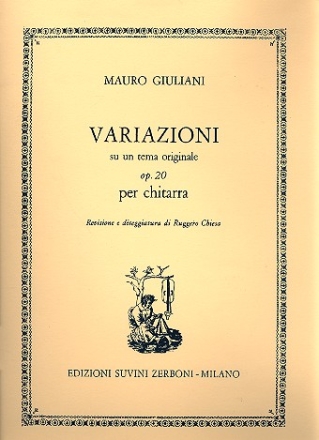 Variazioni su un tema originale op.20 per chitarra