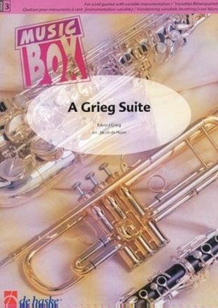 A Grieg Suite f�r variables Bl�serquartett Partitur und Stimmen