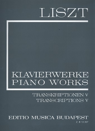 Klavierwerke Serie 2 Band 20 Transkriptionen Band 5 broschiert