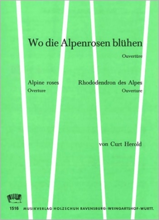 WO DIE ALPENROSEN BLUEHEN OUVER- TUERE FUER AKKORDEON