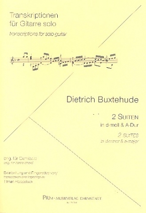 2 Suiten d-Moll und A-Dur (orig. fr Cembalo) fr Gitarre