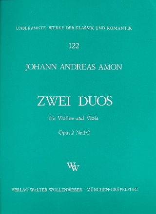 2 Duos op.2  fr Violine und Viola Stimmen