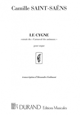 Le cygne pour orgue