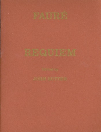 Requiem op.48 for mixed chorus and chamber orchestra organ score (en/la)