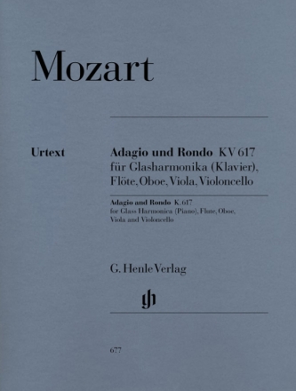 Adagio und Rondo KV617 fr Glasharmonika (Klavier), Flte, Oboe Viola und Violoncello Stimmen