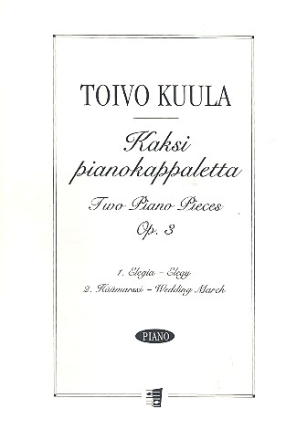 2 Piano Pieces op.3