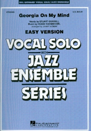 Georgia on my Mind: for vocal solo and concert band vocal solo with jazz ensemble series