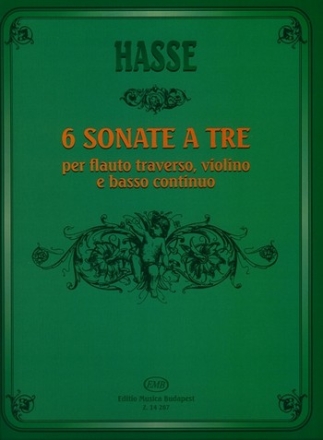 6 sonate  tre fr Flte, Violine und Bc