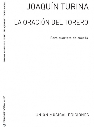 La oracion del Torero para cuarteto de cuerda parts